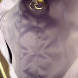 Gold Optic Turnlock Coach Signature Mini Bag