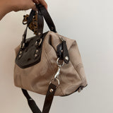 Brown Coach Op Art Sabrina Madison Bag