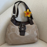 Coach Beige Soho Lynn Bag