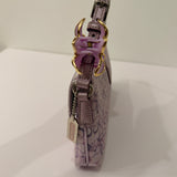 Coach Lilac Purple Optic Lurex Shoulder Bag Set