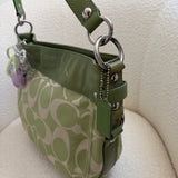 Coach Green Signature Zoe Bag