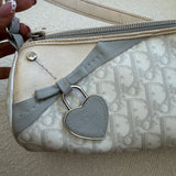White Dior Romantique Barrel Bag