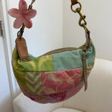 Coach Spring Patchwork Hobo Shoulder Bag