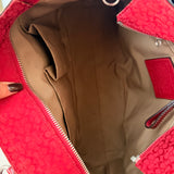 Red Coach Signature Tote Bag
