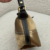 Coach Holiday Patchwork Top Handle Pochette
