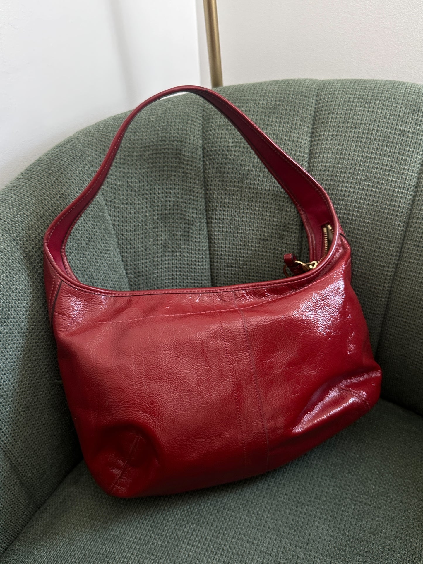 Coach Red Patent Ergo Bag