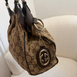 Brown Gucci GG Sukey Tote Bag