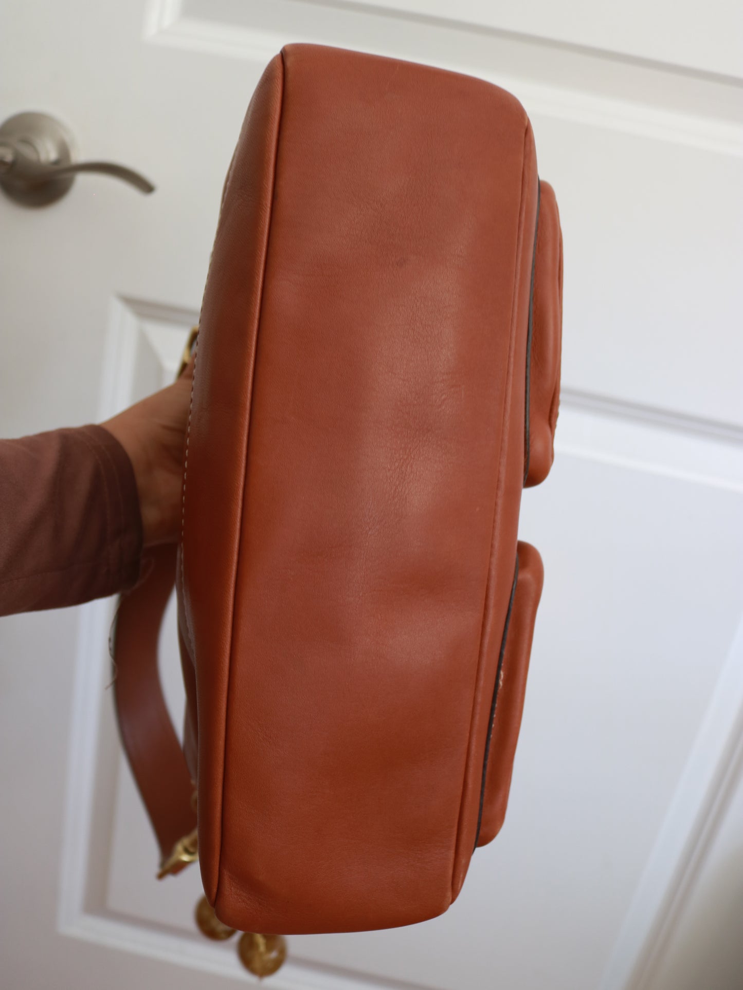 Coach Tan Legacy Turnlock Bag