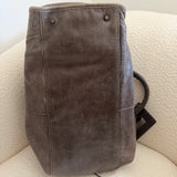 Mocha Balenciaga Lambskin Leather Work Bag