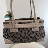 Coach Denim Signature Hamptons Carry-All Bag