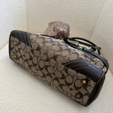 Coach Brown Signature Hamptons Carry-All Bag