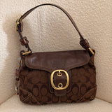 Chocolate Brown Coach Mini Soho Bleeker Bag