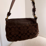 Chocolate Brown Coach Mini Soho Bleeker Bag