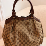 Brown Gucci Sukey Tote Bag
