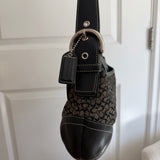 Coach Grey Signature Large Soho Bag