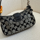 Coach Grey Demi Hamptons Buckle Bag