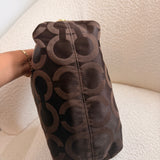 Coach Brown Signature Madison Shoulder Bag