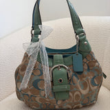 Rare Coach Teal Soho Lynn Bag