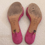 Coach Pink Bow Kitten Heels (8.5)