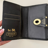 Coach Black Legacy Turnlock Mini Agenda