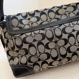 Coach Grey Hamptons Shoulder Bag