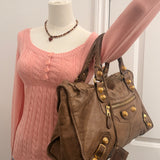 Balenciaga Giant 21 Brown City Bag