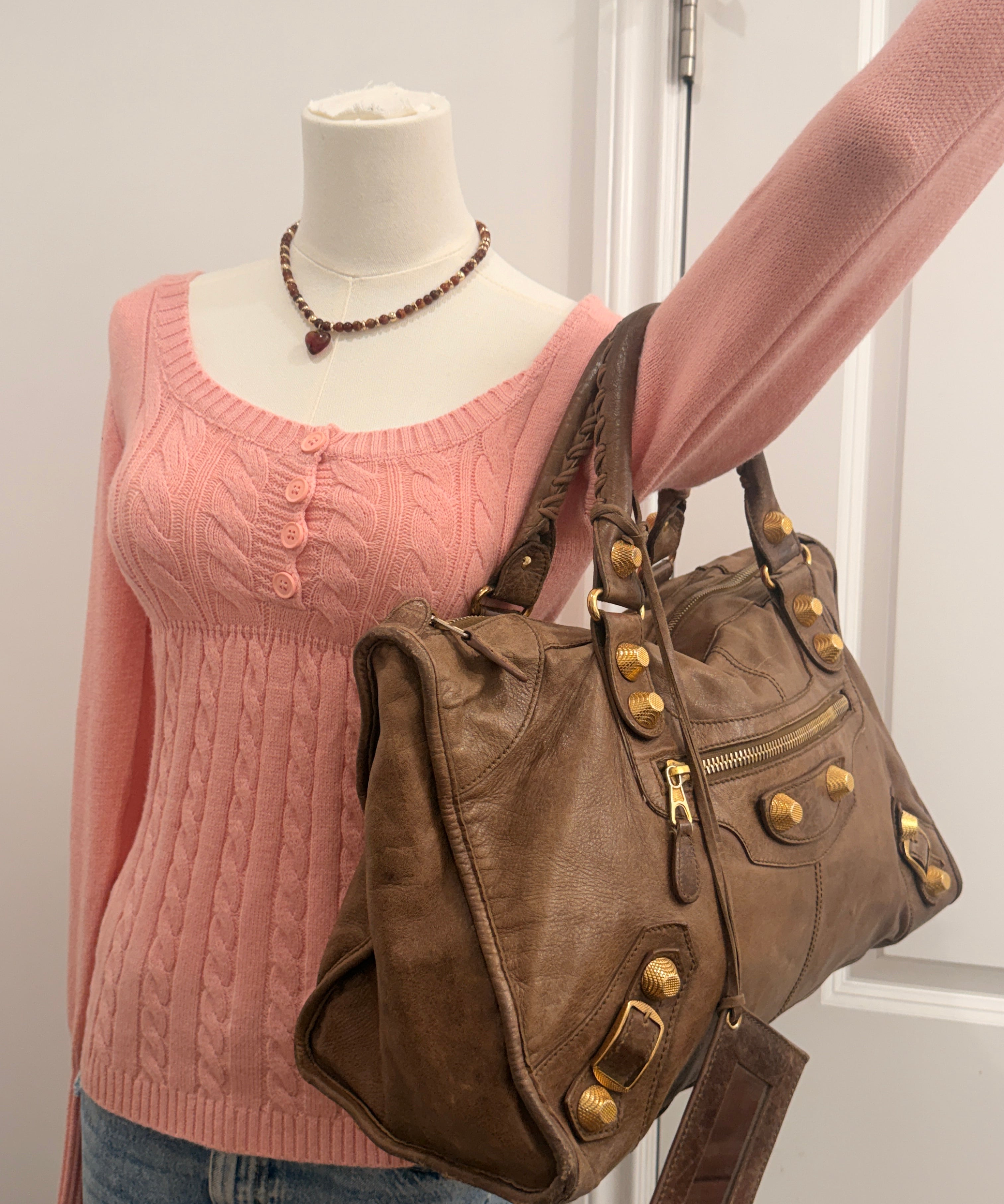 Balenciaga Giant 21 Brown City Bag