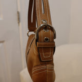 Coach British Tan Leather Mini Soho Bag