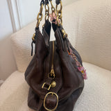 Coach Brown Leather Maggie Shoulder Bag