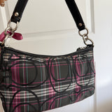 Coach Plaid Poppy Madison Shoulder Bag