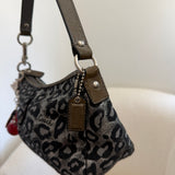 NWT Coach Shimmer Leopard Madison Shoulder Bag