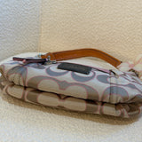 Rare Coach Pink Signature Poppy Shoulder Bag