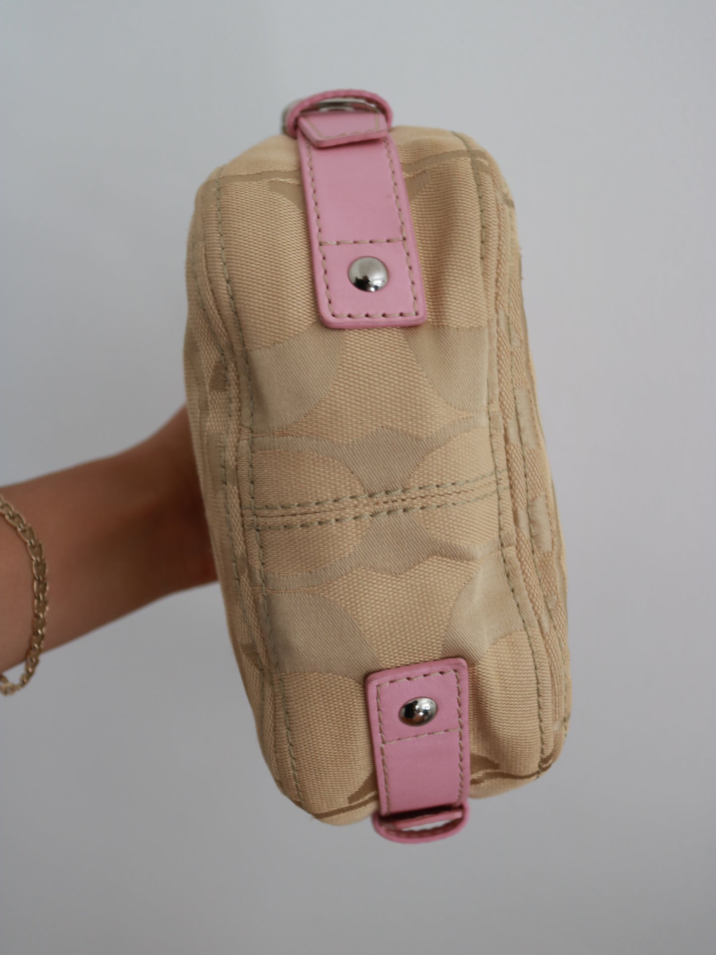 Rare Pink Coach Mini Zoe Bag