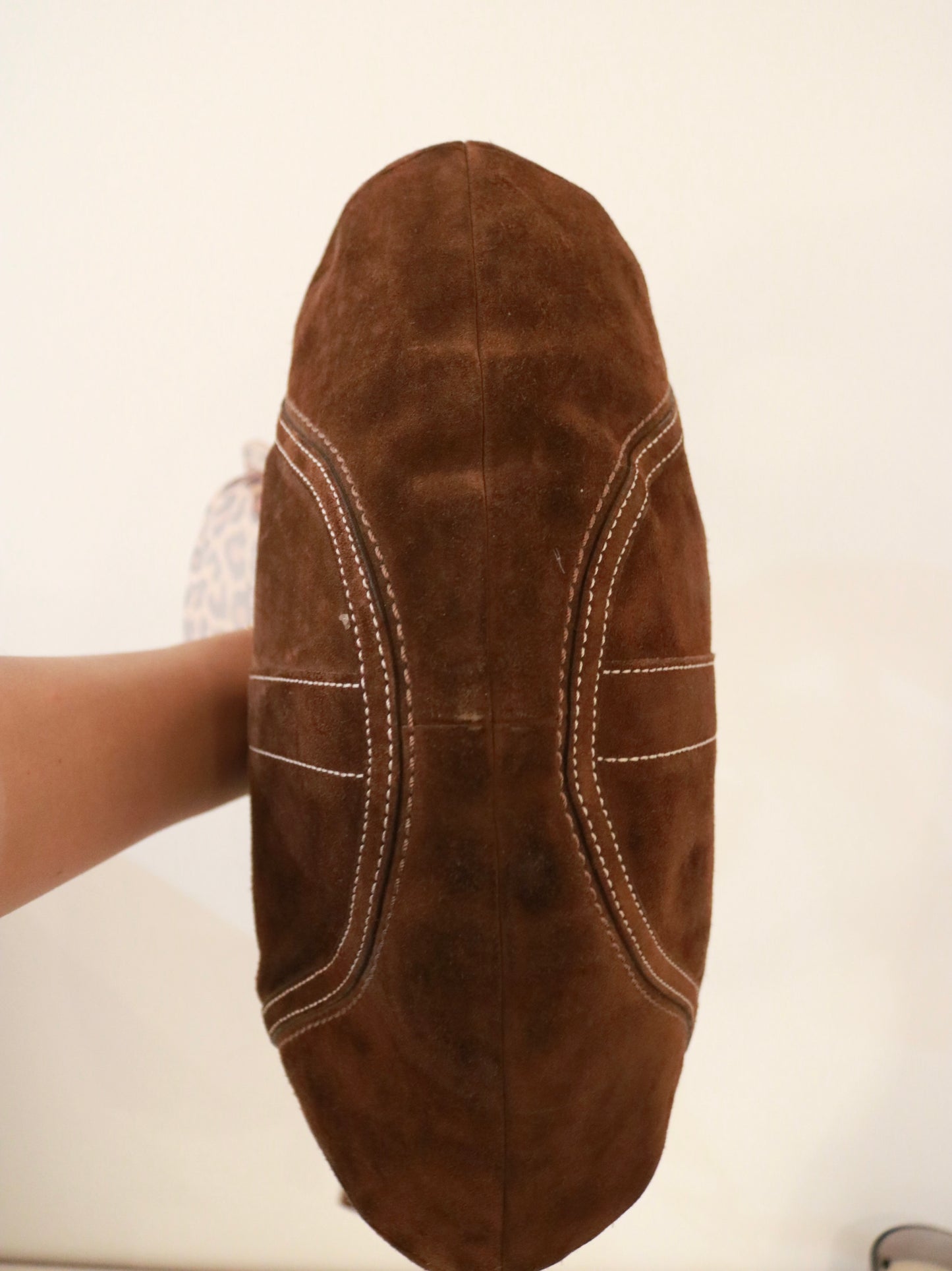 Coach Brown Suede Hobo Bag