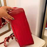 Red Coach Signature Tote Bag