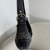 Coach Black Large Signature Soho Bag