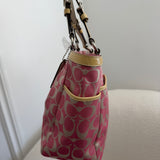 NWT Rare Coach Pink Signature Tote Bag