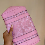 Coach Pink Signature Tote Bag