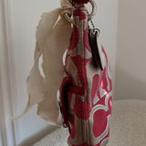 Rare Pink Coach Poppy Double Pocket Pushlock Bag
