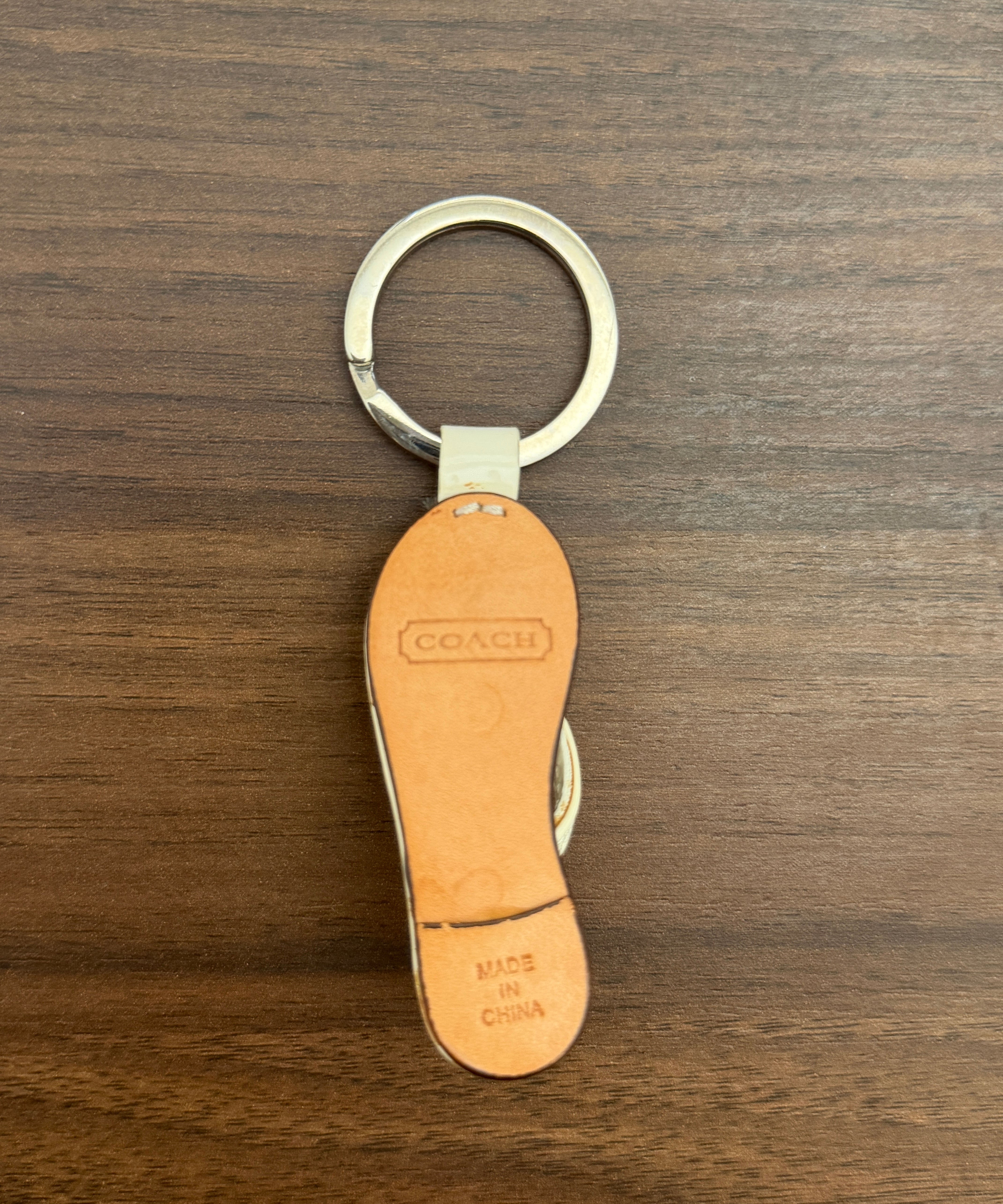 Rare Coach Sandal Keychain