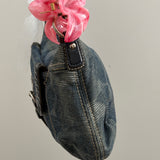 Rare Denim Coach Poppy Pushlock Bag
