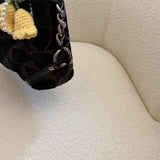 Coach Black Signature Medium Carly Bag