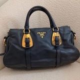Navy Blue Prada Shoulder Bag