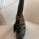 Grey Coach Poppy Pushlock Bag
