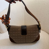 Rare Brown Suede Mini Soho Bag