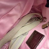 Coach Beige Signature Turnlock Poppy Shoulder Bag