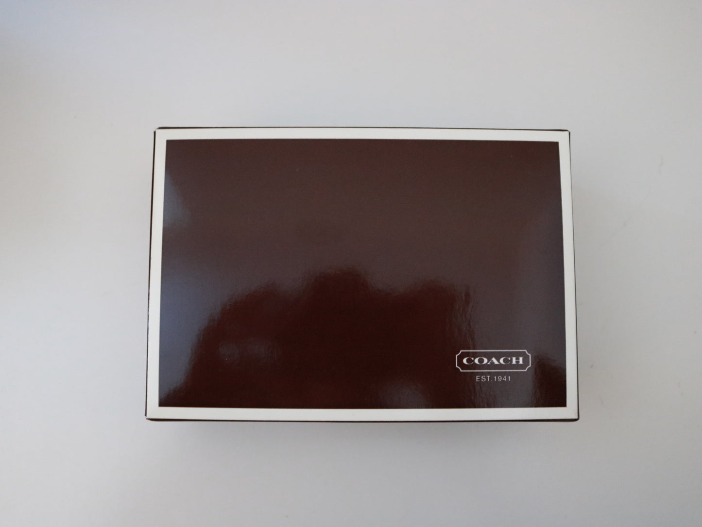 New Coach Brown Signature Mini Coin Purse