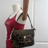 Coach Olive Green Chelsea Shoulder Bag