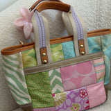 Coach Multicolor Patchwork Spring Hand Bag