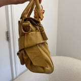 Miu Miu Yellow Vitello Lux Box Bag